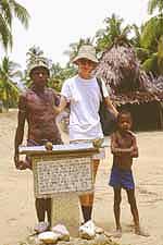 Big Man of Yomikum Village, PNG Ann with Village Big Man