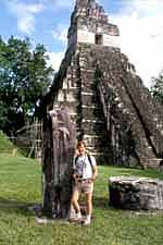Jon Holmquist at Tikal