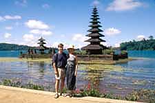 Bali - Indonesia Ann and Jon Holmquist in Bali