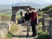 Tiddis - Algeria Ann and Jon Holmquist at the Roman Ruin of Tiddis, Algeria