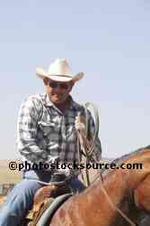 Cowboy Riding Horse