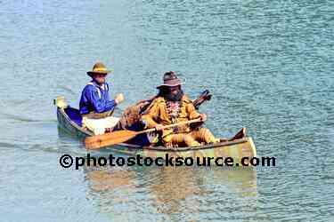 Paddling Canoe