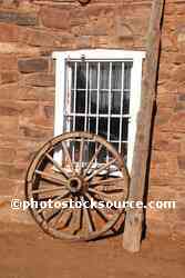 Window and Wagon Wheel