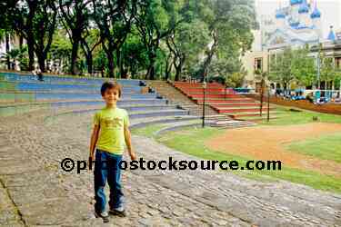 Boy in Bleachers