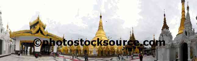 Shwedagon Pagoda Stupa