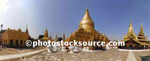 Shwezigon Pagoda Stupa