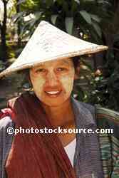 Woman in Cone Hat