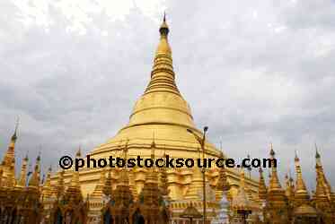 Shwedagon Pagoda Stupa
