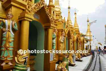 Shwedagon Pagoda Shrines