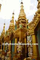 Shwedagon Pagoda Shrines