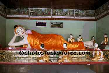 Shwedagon Reclining Buddha
