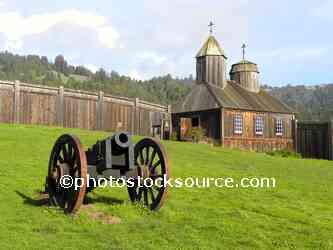 Fort Ross Cannon and Chapel