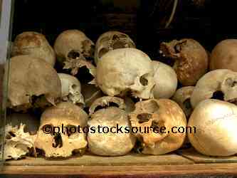 Killing Fields Victim's Skulls