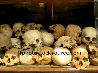 Killing Fields Victim's Skulls