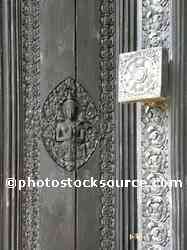 Carved Wooden Door