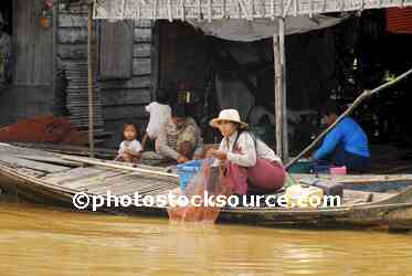 Woman with Fish Net