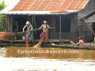 Woman Washing Fish