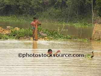 Men Net Fishing