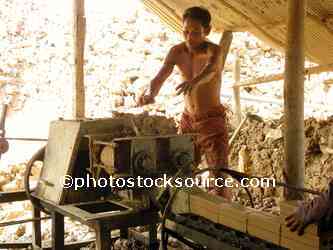 Man Making Bricks