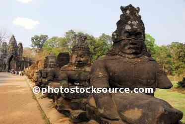 Angkor Thom Demon Statues