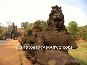 Angkor Thom Demon Statues