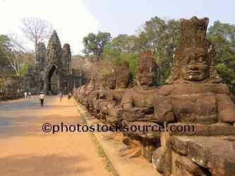 Angkor Thom Demon Statues