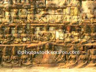 Terrace of Leper King Carvings