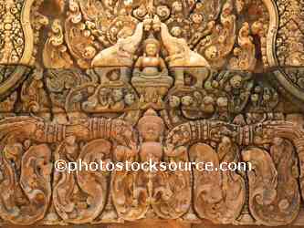 Carved Stone Lintel
