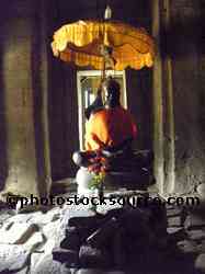 Adorned Buddha Shrine
