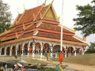 Temple and Monks
