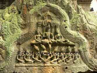 Ta Prohm Temple Carving