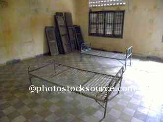 Tuol Sleng Prison Cell Beds