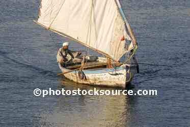 Felucca Sailing on Nile
