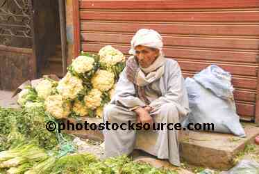 Man Selling Vegetables