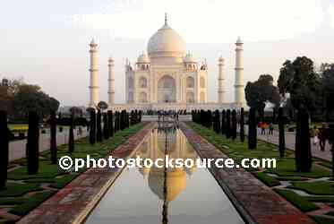 Taj Mahal At Sunrise
