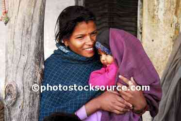 Women with Baby
