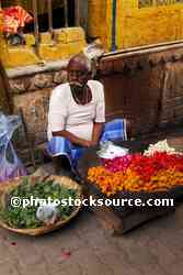 Man Selling Flowers