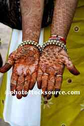Henna Design on Hands