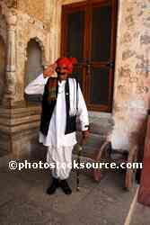 Man at Alipura Palace