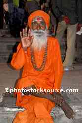 Sadhu on the Ganges