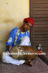 Man Playing Drum
