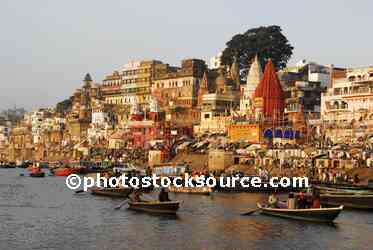 Boats on Ganges River