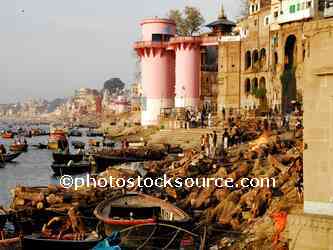 Cremation Fires on Ganges