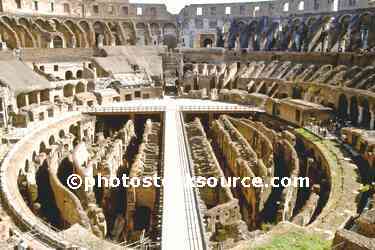 Inside the Colosseum
