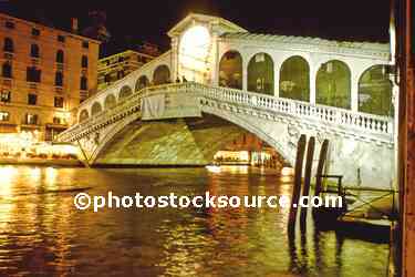 Rialto Bridge at Night