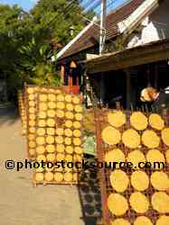 Racks of Drying Papadum