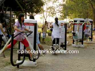 People Exercising