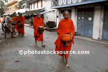 Alms Giving Ceremony