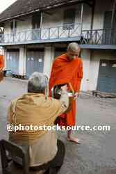 Alms Giving Ceremony