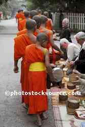 Alms Giving Ceremony